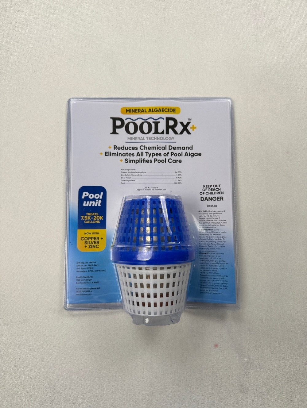 PoolRx Mineral Algaecide Pool Unit - New